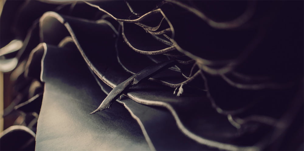 BLACK LEATHER IN STORE