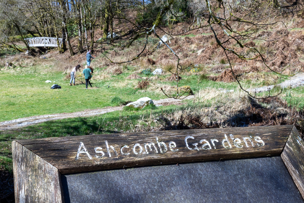 Ashcome gardens project in Simonsbath, Exmoor. A beautiful wild garden open to the public and ran by a group of local volunteers and Exmoor National Park.